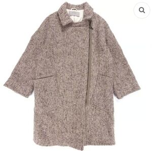 ZARA Tweed Wool Coat